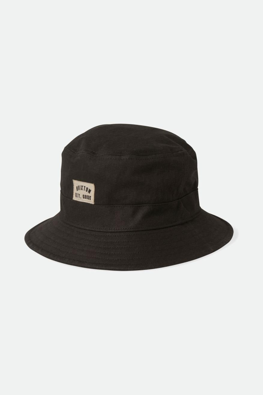 Woodburn Packable Bucket Hat - Black Sol Wash