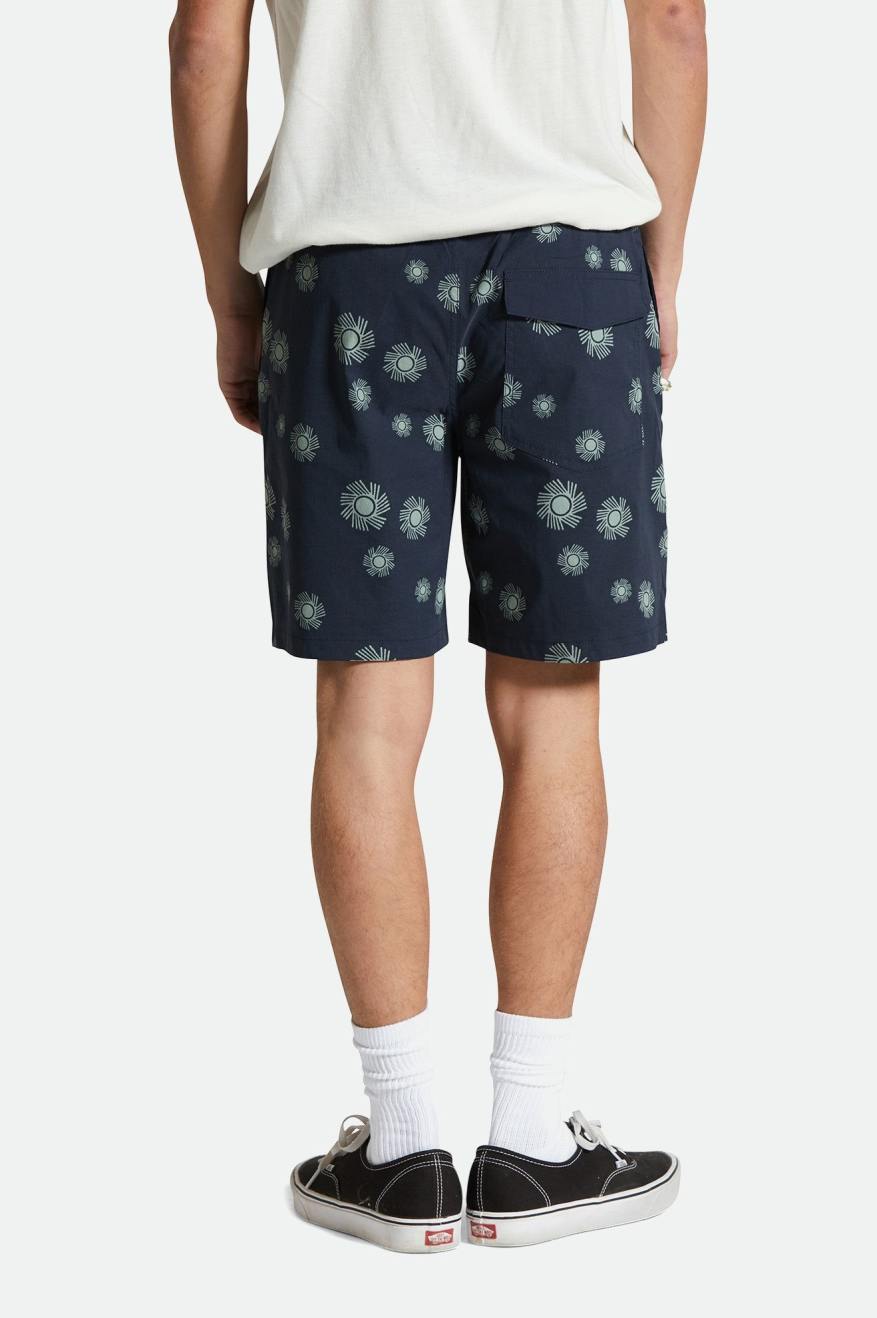 Voyage Hybrid Short 7" - Washed Navy Sol