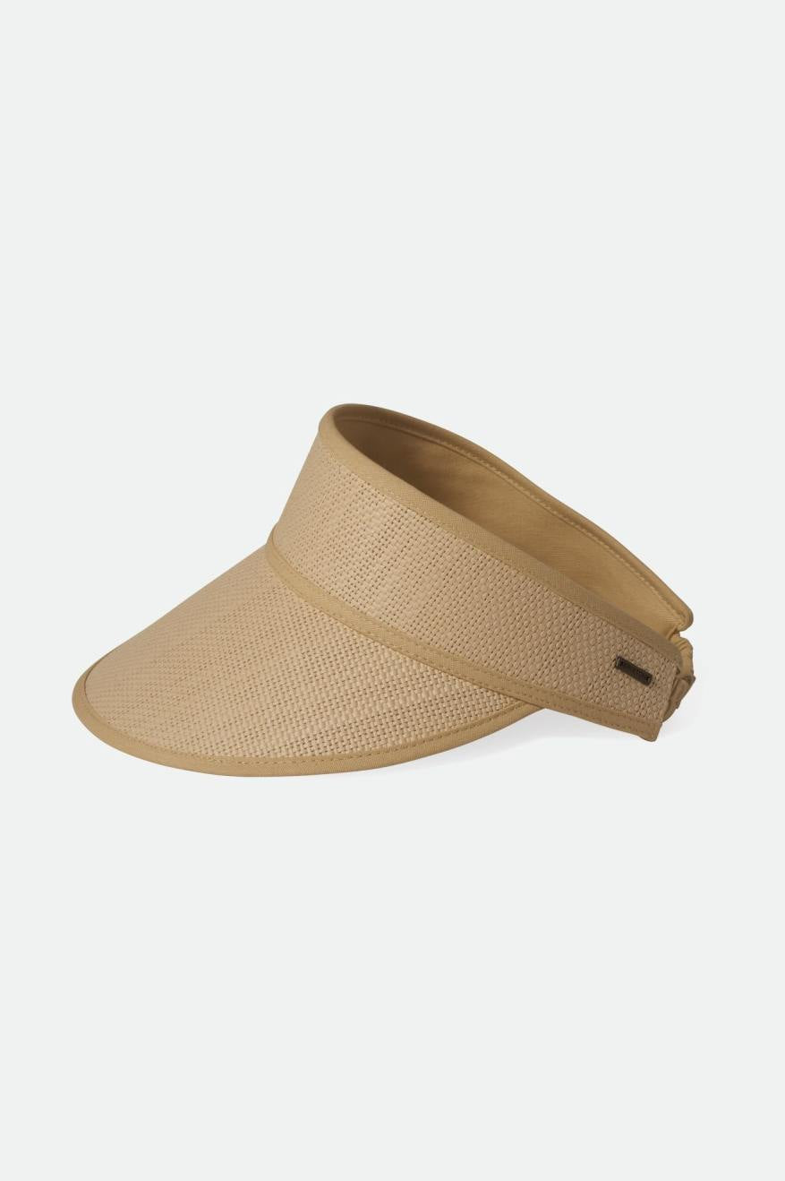 Newport Straw Visor - Natural/Natural
