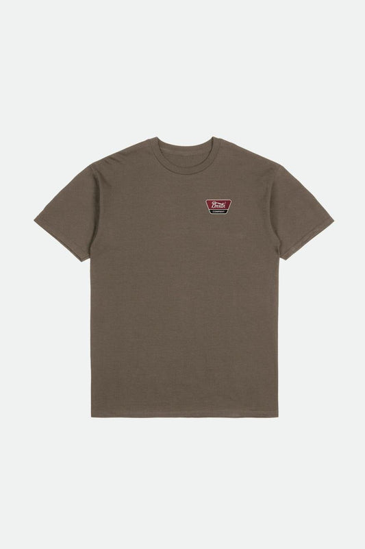 Linwood S/S Standard Tee - Dark Earth/Island Berry/Black