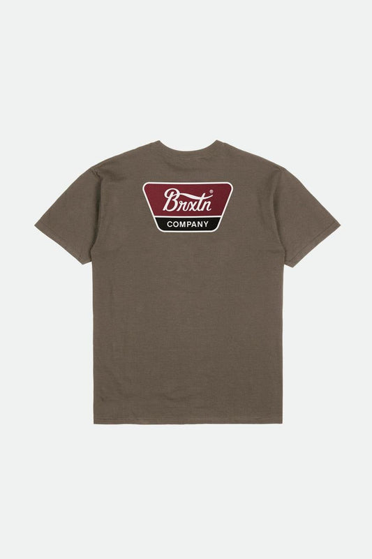 Linwood S/S Standard Tee - Dark Earth/Island Berry/Black