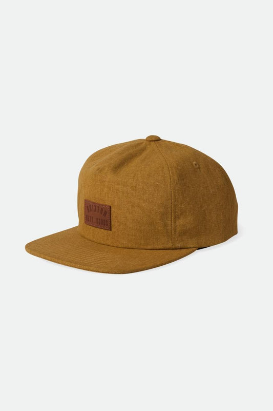 Woodburn MP Snapback - Copper Vintage Wash